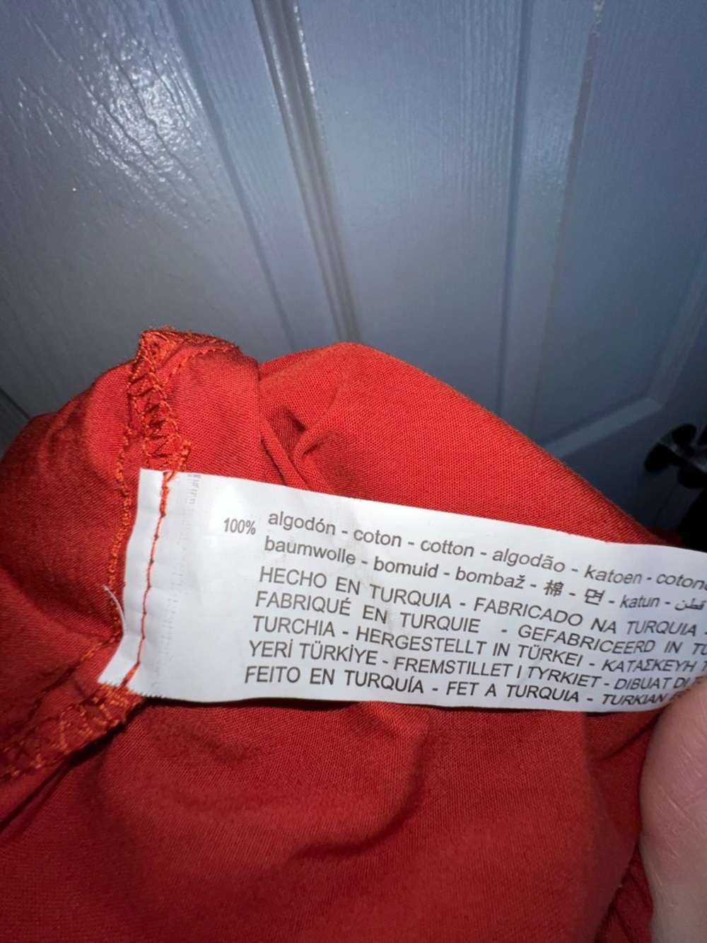 Zara Rust Red Ruffle Crop Top - Picture 7 of 15
